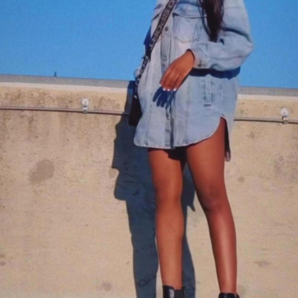 H&M Oversized Faded Denim Shirt Jacket – XS